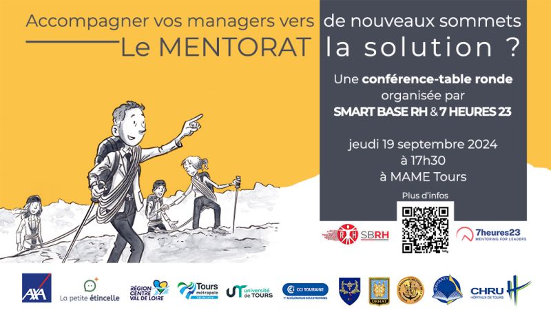 Retour sur l’intervention de 7heures23 à la Conférence "Smart Base RH" : le mentorat au service des managers